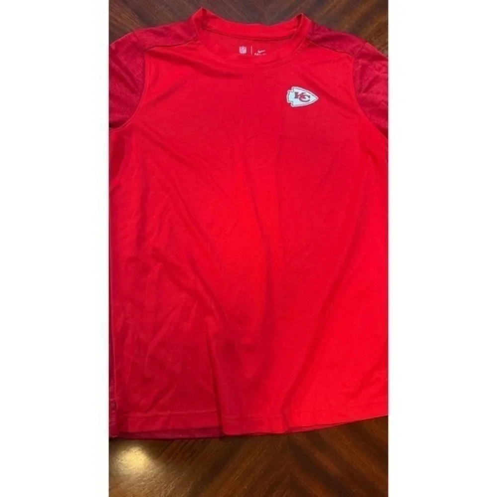 Nike Kansas City Chiefs NFL On Field Dri-FIT Long Sleeve Shirt Men's M Red